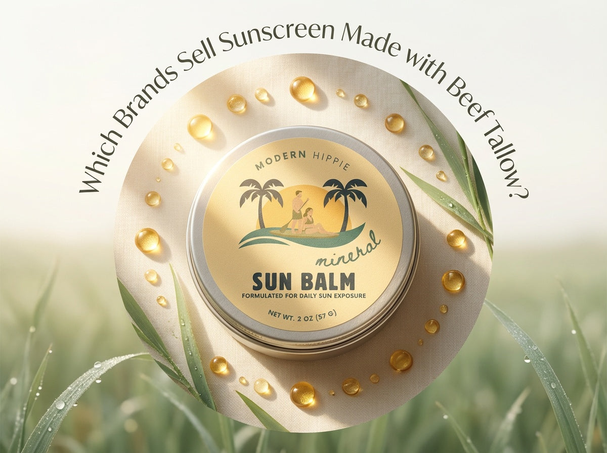 Which Brands Sell Sunscreen Made with Beef Tallow?