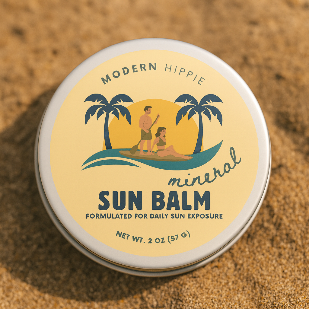 Beef Tallow Sun Screen– Natural Zinc SPF 25 Balm | Reef-Safe Daily Sun Protection | Natural, Non-Toxic, Plastic-Free Skincare | 2oz Tin